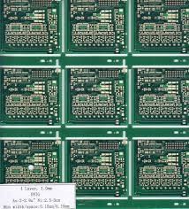 4-Layer HASL Industrial Control Circuits PCB Aluminum Base , Solder Mask Green , Yellow